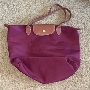 Longchamp maroon bag